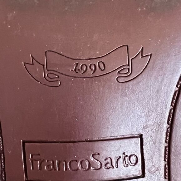 Franco Sarto Gloria Black Patent Leather Loafer Womens Sz 7.5 M - Picture 5 of 7